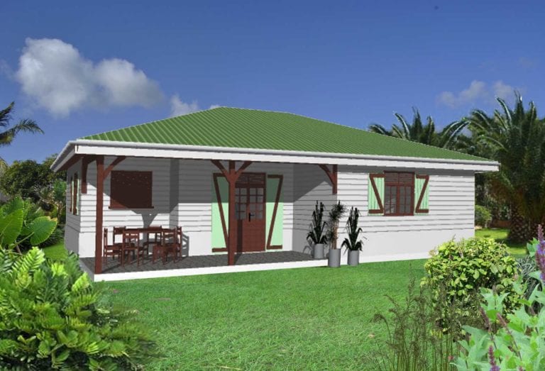 Maison en bois en Martinique et en Guadeloupe