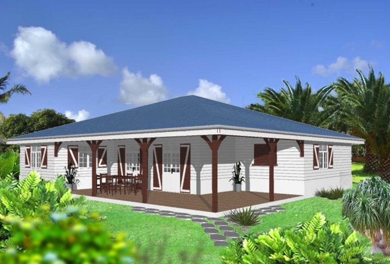 Maison en bois en Martinique et en Guadeloupe